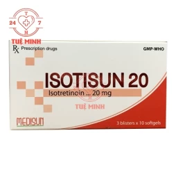 Isotisun 20mg - Isotretinoin Medisun