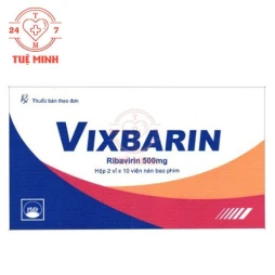 Vixbarin 500mg Pymepharco - Thuốc phối hợp điều trị viêm gan C hiệu quả