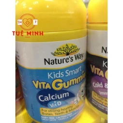 Kẹo bổ sung canxi và vitamin d cho bé nature’s way kids smart vitagummies