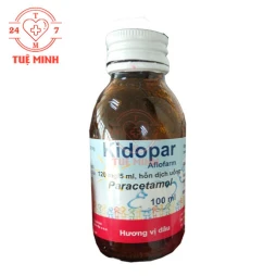 Kidopar 100ml - Thuốc điều trị cảm cúm, sốt sau tiêm chủng