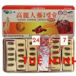 Korean gingseng capsule gold