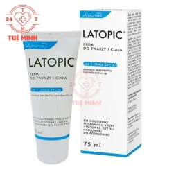 Latopic Face And Body Cream 75ml - Kem làm ẩm, tăng độ đàn hồi cho da