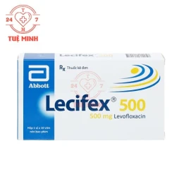 Lecifex 500 Glomed - Thuốc điều trị nhiễm khuẩn hiệu quả