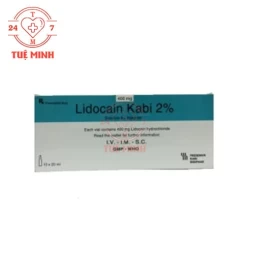 Lidocain Kabi 2% 20ml - Thuốc gây tê của Việt Nam