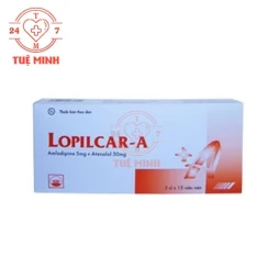 Lopilcar-A Pymepharco - Thuốc điều trị tăng huyết áp