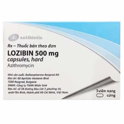 Lozibin 500mg Balkanpharma - Thuốc điều trị nhiễm khuẩn dạng viên nang