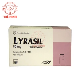 Lyrasil 80mg Pymepharco - Thuốc tiêm điều trị  nhiễm khuẩn hiệu quả