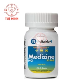 Meclizine HCL 25mg Reliable-1 Lab