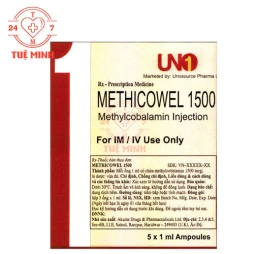 Methicowel 1500 - Thuốc điều trị tê bì, đau mỏi chân tay