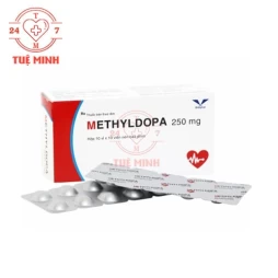 Methyldopa 250mg Bidiphar - Thuốc điều trị tăng huyết áp