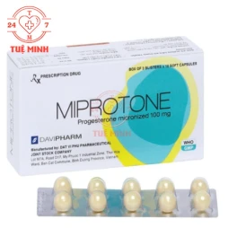 Miprotone 100mg - Thuốc điều trị bệnh sản khó do thiếu Progesteron