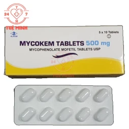 Mycokem tablets 500mg - Thuốc ngăn ngừa thải ghép ở bệnh nhân ghép tạng