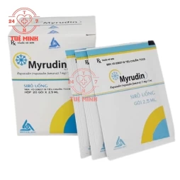 Myrudin (gói 10ml) Meyer - BPC - Giúp giảm các triệu chứng của viêm mũi dị ứng