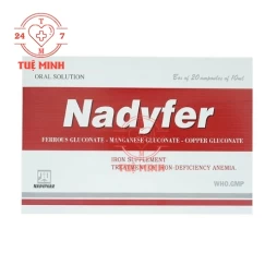 Nadyfer - Hỗ trợ bổ sung sắt cho cơ thể hiệu quả