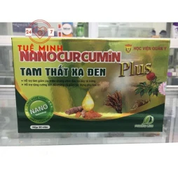 Nano curcumin tam thất xạ đen plus