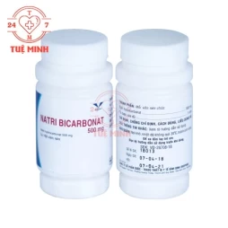 Natri bicarbonat 500mg Bidiphar - Thuốc để làm kiềm hóa