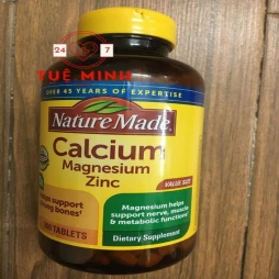 Nature made calcium magnesium zinc with vitamin d3, 300 viên