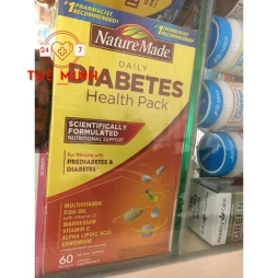 Nature made diabetes health pack 60 gói