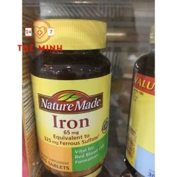 Nature made iron 65mg 365 viên