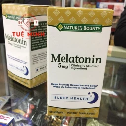 Natures bounty melatonin 5 mg 60 viên