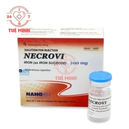 Necrovi 100mg/5ml Nanogen - Thuốc điều trị thiếu sắt