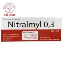 Nitralmyl 0,3 - Glyceryl trinitrat 0,3mg DHT