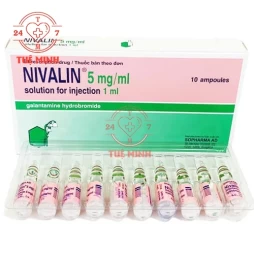 Nivalin 5mg/ml - Thuốc tiêm điều trị sa sút trí tuệ hiệu quả