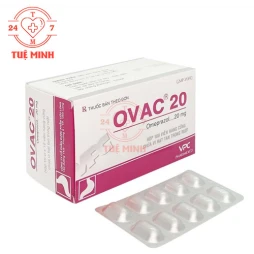 Ovac-20 VPC - Thuốc điều trị viêm loét dạ dày-tá tràng hiệu quả