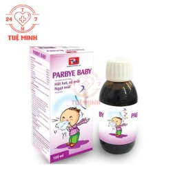 Parbye Baby - Siro hỗ trợ giảm hắt hơi, sổ mũi, ngạt mũi hiệu quả