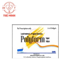 Polyform Kolmar Pharma -Viên đặt điều trị viêm âm đạo hiệu quả