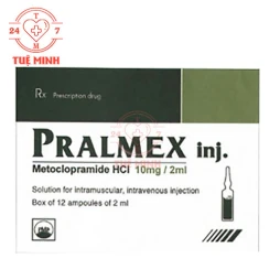 Pralmex inj. 10mg/2ml Pymepharco - Thuốc điều trị và dự phòng nôn hiệu quả