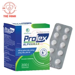 Prolex Alphamax - VIên uống giảm sưng tấy, phù nề của DP Phương Đông