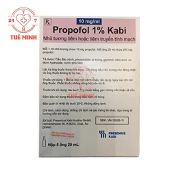 Propofol 1% kabi - 20ml