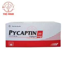 Pycaptin 25mg Pymepharco - Thuốc điều trị huyết áp cao