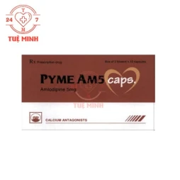 Pyme Am5 caps Pymepharco (viên nang) - Thuốc điều trị tăng huyết áp