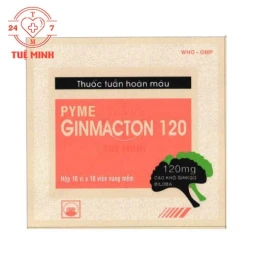 PymeGinmacton 120 Pymepharco - Thuốc tuần hoàn não hiệu quả