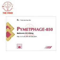 Pymetphage 850 Pymepharco - Thuốc điều trị tăng đường huyết 