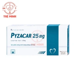 Pyzacar 25 Pymepharco - Thuốc điều trị tăng huyết áp