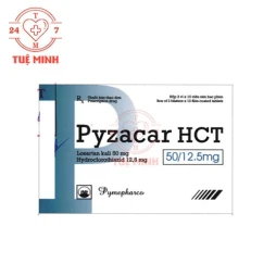 Pyzacar HCT 50/12.5 mg Pymepharco - Thuốc điều trị tăng huyết áp