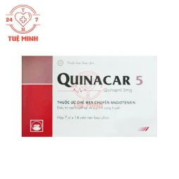 Quinacar 5 Pymepharco - Thuốc điều trị tăng huyết áp vô căn