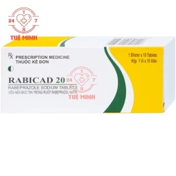 Rabicad 20 Cadila - Thuốc điều trị loét dạ dày
