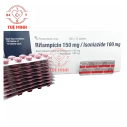 Rifampicin 150/ Isoniazide 100 - Thuốc điều trị bệnh lao hiệu quả