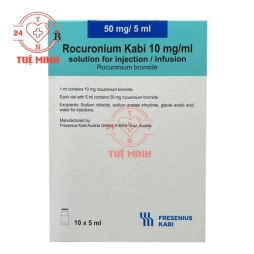 Rocuronium kabi 50mg/5ml