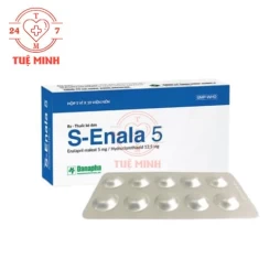 S-Enala 5 Danapha - Thuốc điều trị tăng huyết áp