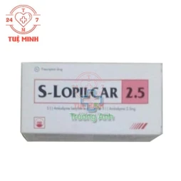 S-Lopilcar 2.5 Pymepharco - Thuốc điều trị tăng huyết áp