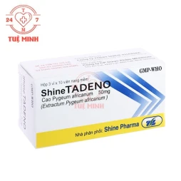 Shine Tadeno 50mg Medisun - Phòng và hỗ trợ điều trị rối loạn đường tiểu