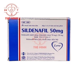 Sildenafil 50mg Ba Đình - Thuốc điều trị rối loạn cương dương