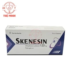 Skenesin 125mg Pymepharco - Thuốc hỗ trợ điều trị triệu chứng đau dây thần kinh sinh ba