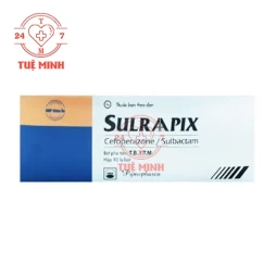 Sulraapix 1g Pymepharco - Thuốc điều trị nhiễm khuẩn