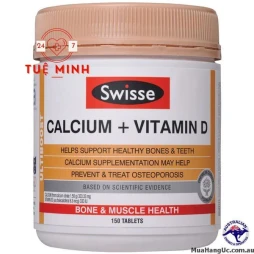 Swisse calcium + vitamin d 150 viên